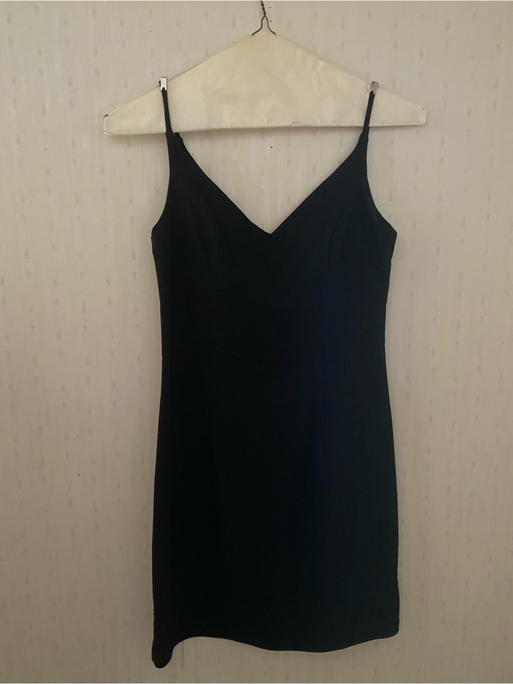 Teeze Me Black Spaghetti Strap Mini Dress